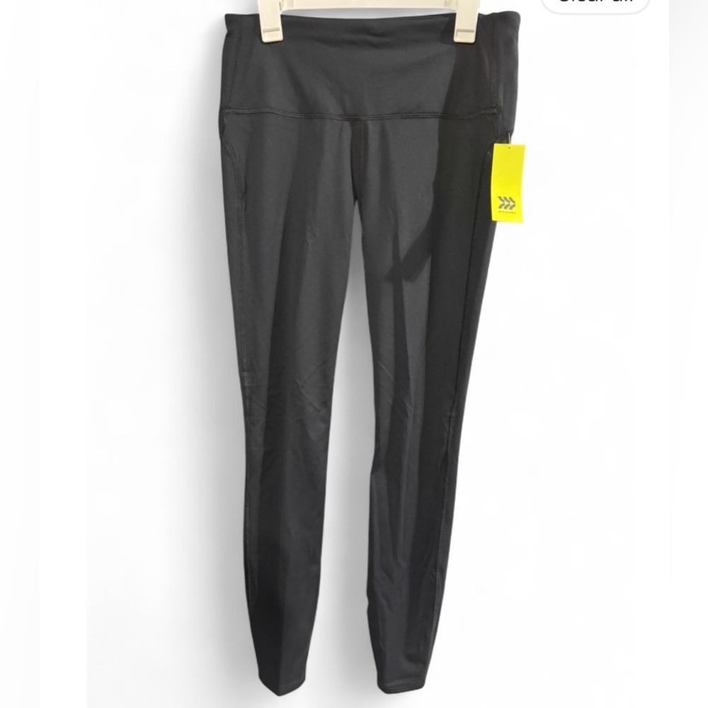 Size XL All in Motion Black leggings in seam 32 no pockets